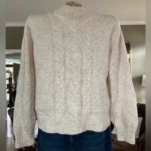 Cozy Cream Cable Knit Sweater
